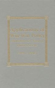 Applications of win-win policy by Stuart S. Nagel