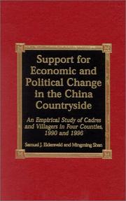 Cover of: Support for Economic and Political Change in the China Countryside
