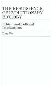 Cover of: The  Resurgence of Evolutionary Biology by Terry Hoy