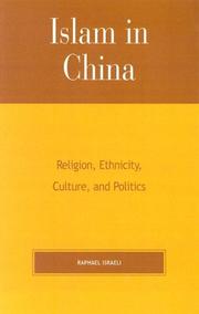 Islam in China by Raphael Israeli
