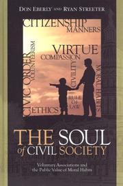 Cover of: The Soul of Civil Society | Don Eberly