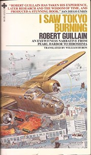 Cover of: I Saw Tokyo Burning by Robert Guillain