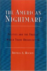 Cover of: The  American Nightmare by Thomas A. Hockin, Thomas A. Hockin