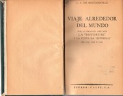 Cover of: Viaje alrededor del mundo por la fragata del rey la "Boudeuse" y la fusta la "Estrella" en 1767, 1768 y 1769 by 
