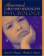 Cover of: Abnormal child and adolescent psychology