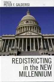 Cover of: Redistricting in the new millennium