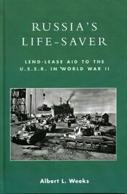 Cover of: Russia's life-saver: lend-lease aid to the U.S.S.R. in World War II