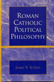 Cover of: Roman Catholic Political Philosophy