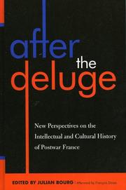 Cover of: After the Deluge: New Perspectives on the Intellectual and Cultural History of Postwar France (After the Empire)