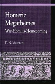 Homeric megathemes by D. N. Marōnitēs