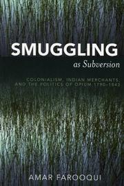 Cover of: Smuggling as subversion by Amar Farooqui
