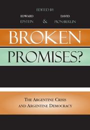 Cover of: Broken Promises?: The Argentine Crisis and Argentine Democracy