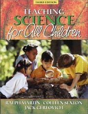Cover of: Teaching science for all children. by Martin, Ralph E.