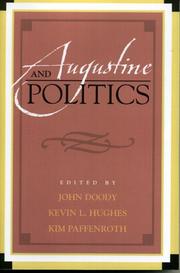 Cover of: Augustine and politics