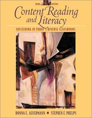 Cover of: Content Reading and Literacy by Donna E. Alvermann, Stephen F. Phelps