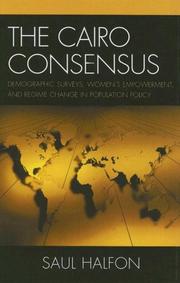 Cover of: The Cairo Consensus by Saul Halfon, Saul E. Halfon