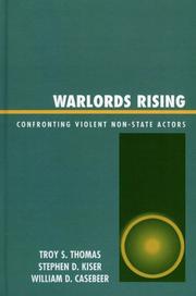 Cover of: Warlords Rising: Confronting Violent Non-State Actors