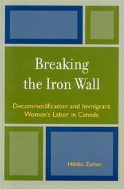 Cover of: Breaking the Iron Wall: Decommodification and Immigrant Women's Labor in Canada