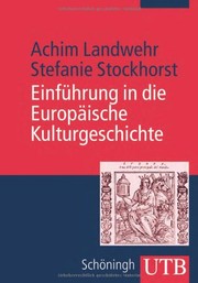 Cover of: Einführung in die Europäische Kulturgeschichte