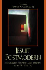 Cover of: Jesuit Postmodern by Francis X. Clooney, Francis X. Clooney