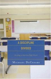 Cover of: A Discipline Divided: Sociology in American High Schools