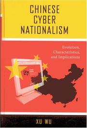 Cover of: Chinese Cyber Nationalism by Xu, Wu.