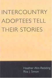 Cover of: Intercountry Adoptees Tell Their Stories