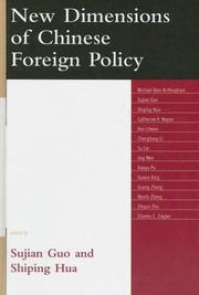 Cover of: New Dimensions of Chinese Foreign Policy