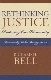 Cover of: Rethinking Justice: Restoring Our Humanity