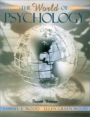 Cover of: The world of psychology by Samuel E. Wood