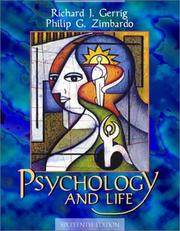 Cover of: Psychology and Life (16th Edition) by Richard J. Gerrig, Philip G. Zimbardo