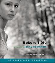 Cover of: Before I Die by Jenny Downham