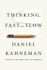 Cover of: Thinking, fast and slow by Daniel Kahneman