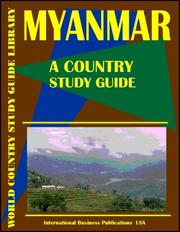 Cover of: Myanmar Country Study Guide | USA International Business Publications