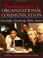 Fundamentals of organizational communication by Pamela Shockley-Zalabak