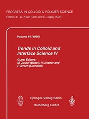 Cover of: Trends in Colloid and Interface Science IV