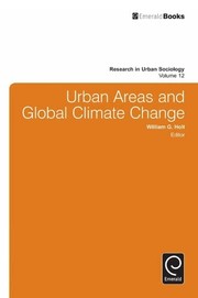 Cover of: Urban Areas and Global Climate Change by William G. Holt, Ray Hutchison