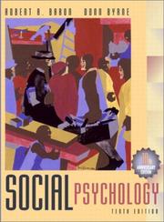 Social psychology by Robert A. Baron, Donn Erwin Byrne, Nyla R. Branscombe