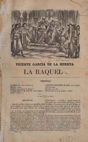 Cover of: La Raquel by Vicente Antonio García de la Huerta