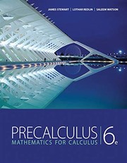 Cover of: Precalculus by James Stewart, Lothar Redlin, Saleem Watson