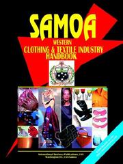 Cover of: Samoa Clothing and Textile Industry Handbook | USA International Business Publications