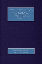 Cover of: Psychopathology and Abnormal Psychology by Graham Davey