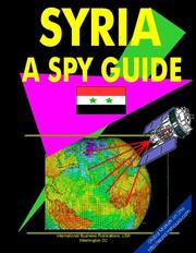 Cover of: Syria a Spy Guide | USA IBP