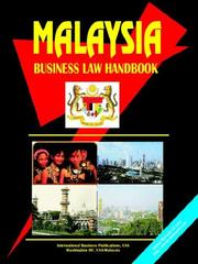 Cover of: Malaysia Business Law Handbook by International Business Publications USA