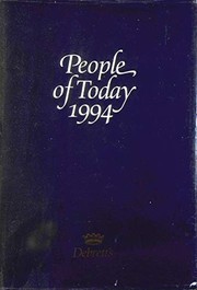 Cover of: Debretts People of Today 1994 by 