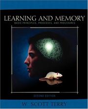 Cover of: Learning and Memory | W. Scott Terry