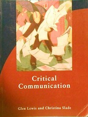 Cover of: Critical Communication