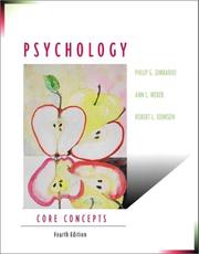 Psychology by Philip G. Zimbardo, Ann L. Weber, Robert L. Johnson