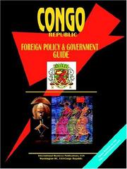 Cover of: Congo Foreign Policy & Government Guide | USA International Business Publications
