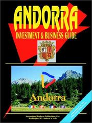 Cover of: Andorra Investment & Business Guide by International Business Publications, USA